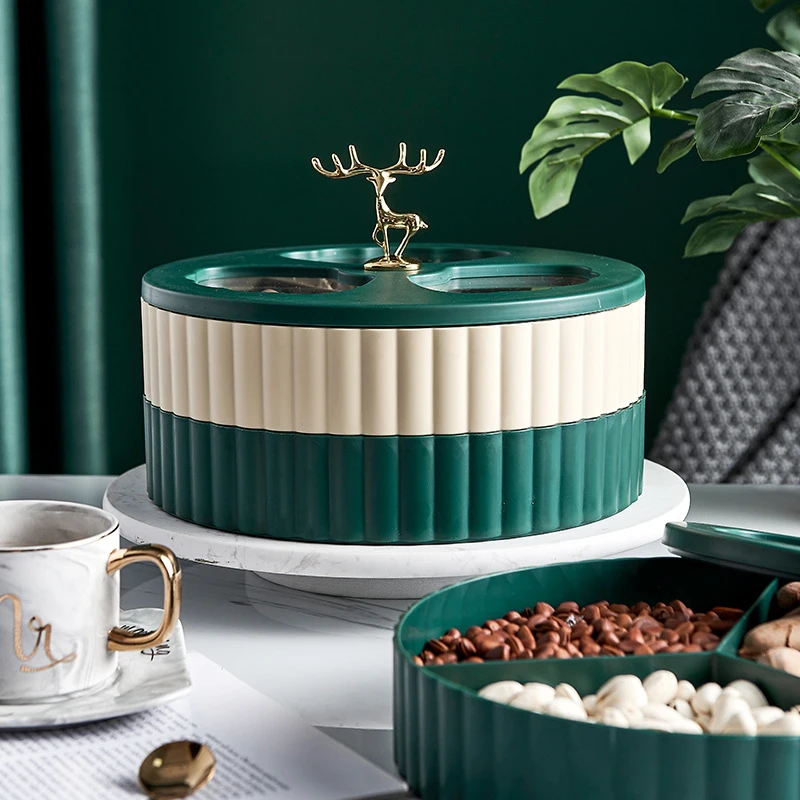 Double-layer Nordic Plastic Green Deer Storage Container Fruit Plate Garden Snack Home Decoration Plate Living Room
Double-layer Nordic Plastic Green Deer Storage Container Fruit Plate Garden Snack Home Decoration Plate Living Room