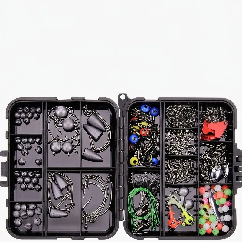 257 pieces Luya fish hook accessories set box sea fishing rock fishing Texas fishing group crank hook lead head hook
257 pieces Luya fish hook accessories set box sea fishing rock fishing Texas fishing group crank hook lead head hook