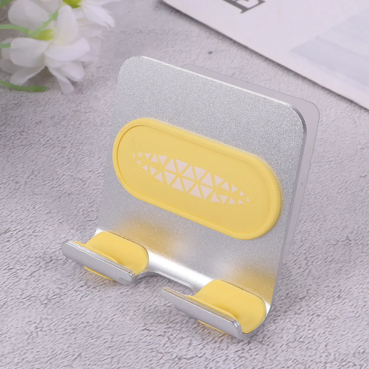 Metal Phone Holder Punch-Free Adhesive Wall Stand 4-12 Inch Angle Adjustable Anti- Phone Rack for Bathroom Kitchen
Metal Phone Holder Punch-Free Adhesive Wall Stand 4-12 Inch Angle Adjustable Anti- Phone Rack for Bathroom Kitchen