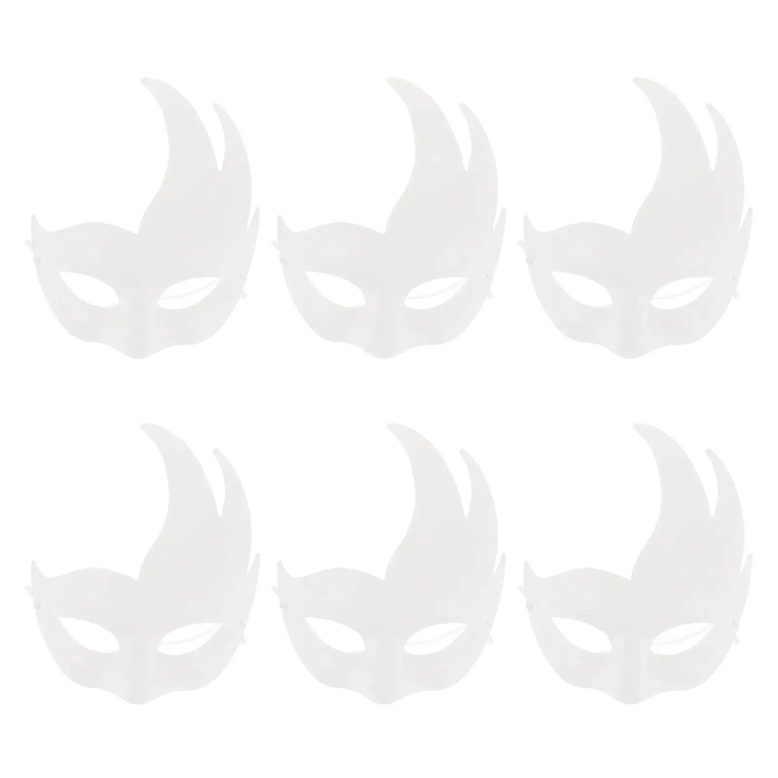 6Pcs Blank Masks DIY Pulp Face Masks for Kids Adults Art Project Party Favors Masquerade Wedding Event Decorations
6Pcs Blank Masks DIY Pulp Face Masks for Kids Adults Art Project Party Favors Masquerade Wedding Event Decorations