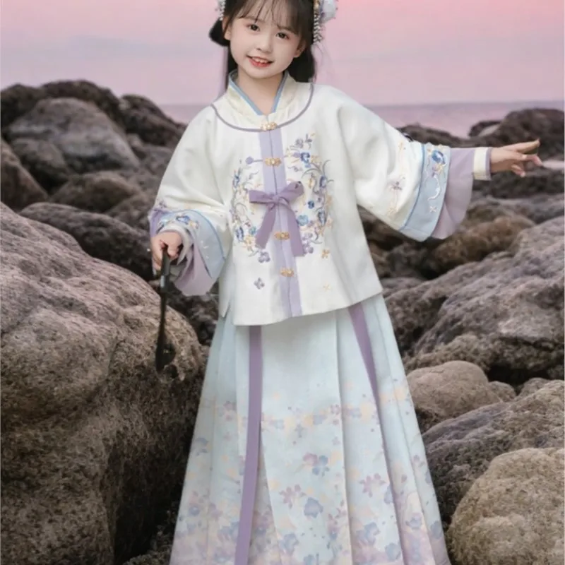 2026 New Children's New Chinese style Ancient Hoese Face Skirt Hanfu Set Girls' Spring/Autumn Ming Tang Costume Hanfu Set LJ396
2026 New Children's New Chinese style Ancient Hoese Face Skirt Hanfu Set Girls' Spring/Autumn Ming Tang Costume Hanfu Set LJ396
