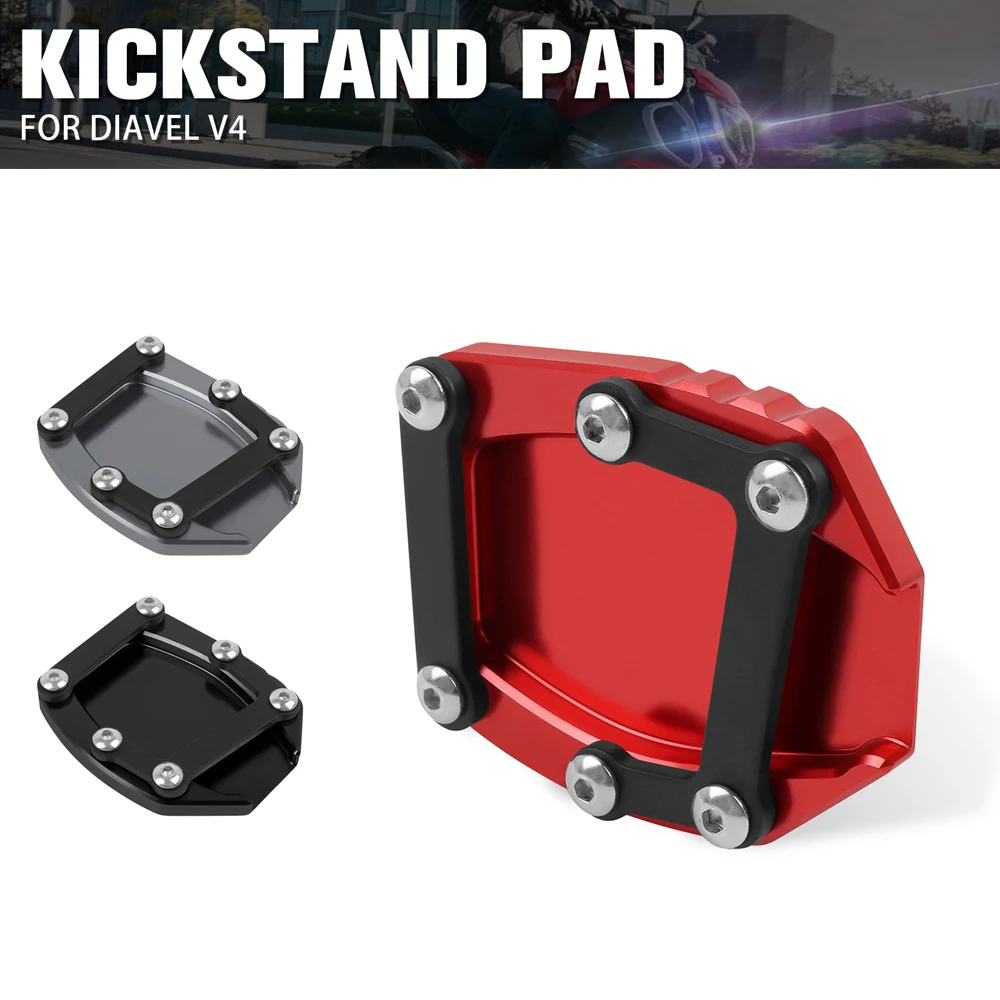 For Ducati Diavel V4 DIAVEL V4 1200 2023 2024 Motorcycle CNC Kickstand Foot Side Stand Extension Pad Enlarge Support Plate
For Ducati Diavel V4 DIAVEL V4 1200 2023 2024 Motorcycle CNC Kickstand Foot Side Stand Extension Pad Enlarge Support Plate