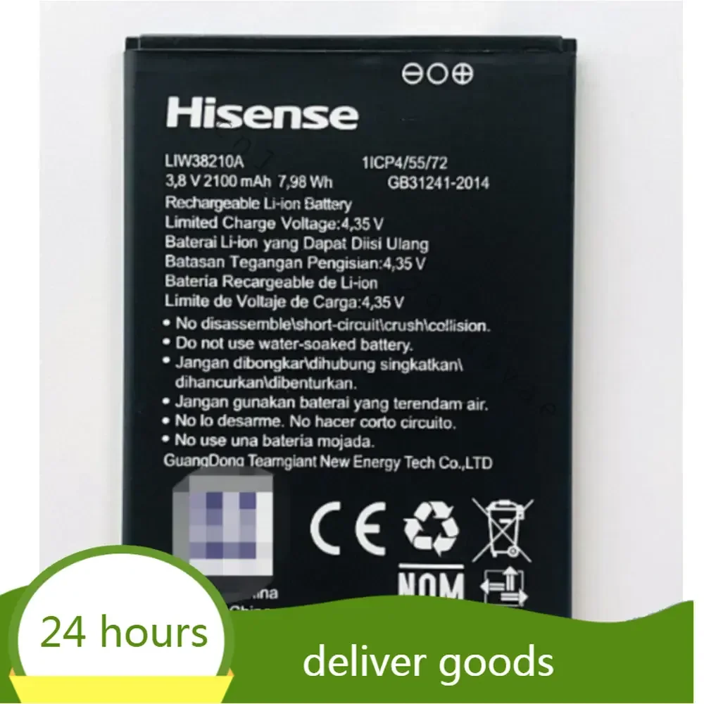 Аккумулятор LIW38210A 2100 мАч для аккумуляторов сотовых телефонов Hisense LIW38210A + отслеживание номера
Аккумулятор LIW38210A 2100 мАч для аккумуляторов сотовых телефонов Hisense LIW38210A + отслеживание номера