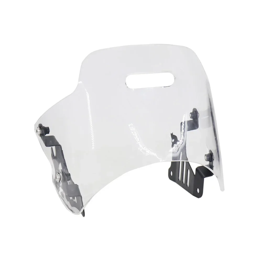 Retrofit accessories, windshield with bracket, glass windshield fairing
Retrofit accessories, windshield with bracket, glass windshield fairing