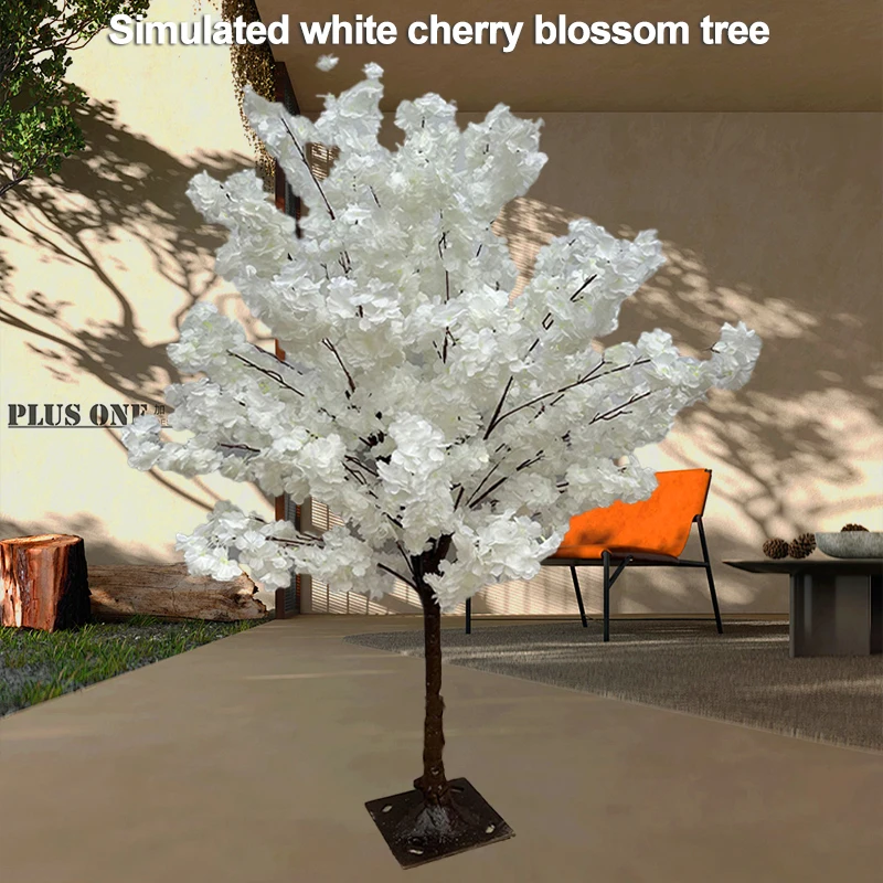 130-210CM Artificial White Cherry Blossom Tree Landscaping Wishing Tree Commercial Layout Wedding Bonsai Fake Potted PlantsDecor
130-210CM Artificial White Cherry Blossom Tree Landscaping Wishing Tree Commercial Layout Wedding Bonsai Fake Potted PlantsDecor