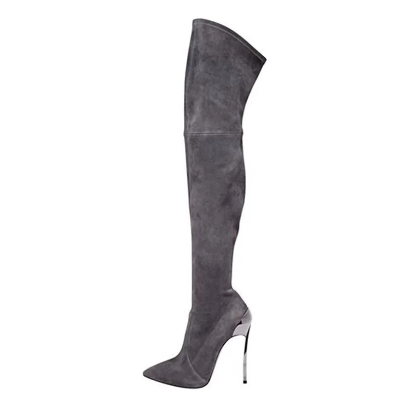 2025 Autumn Elastic Suede Metal Thin heels Over The Knee Boots Pointed Toe Super high heel pretty leg Skinny boots47 large size
2025 Autumn Elastic Suede Metal Thin heels Over The Knee Boots Pointed Toe Super high heel pretty leg Skinny boots47 large size