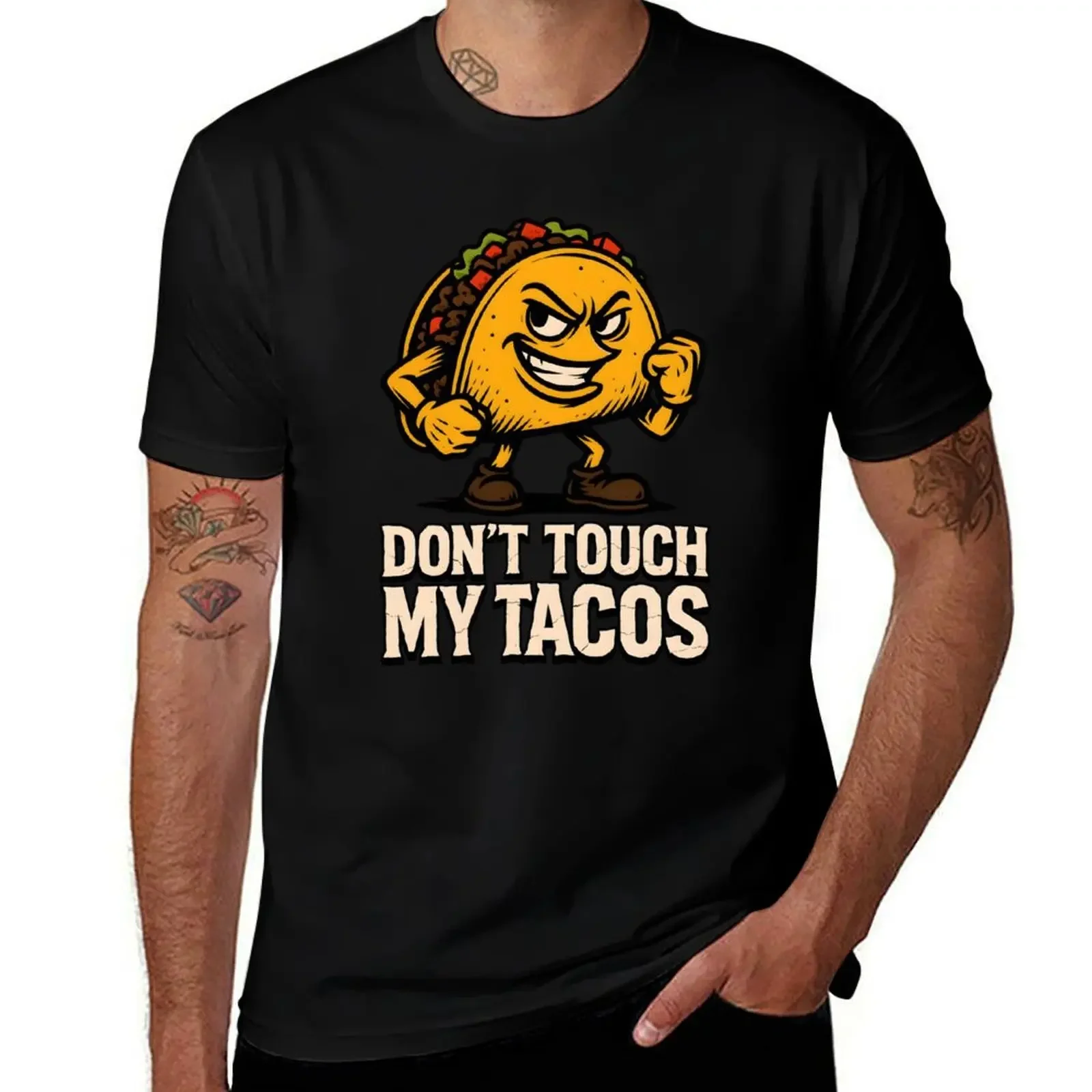 DON'T TOUCH MY TACOS Funny Angry Cartoon Design T-Shirt new edition funny shirt cotton shirts men
DON'T TOUCH MY TACOS Funny Angry Cartoon Design T-Shirt new edition funny shirt cotton shirts men