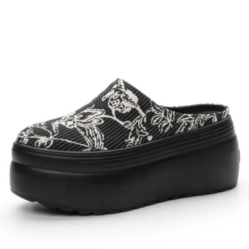 8 см модные джинсовые ткани с принтом из синтетической кожи на платформе на танкетке, повседневные кроссовки на массивном каблуке, удобные летние тапочки высокого бренда
8 см модные джинсовые ткани с принтом из синтетической кожи на платформе на танкетке, повседневные кроссовки на массивном каблуке, удобные летние тапочки высокого бренда