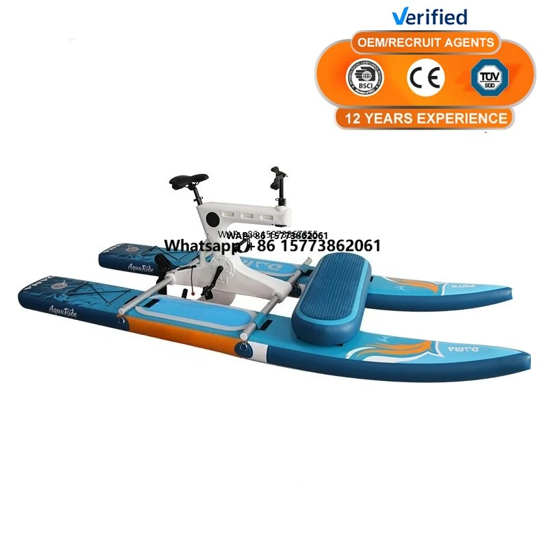 High Quality PVC Inflation 1 Person Sea Pedal Water Bike Floating Pipe Lake Pedal Bicycle for Sale
High Quality PVC Inflation 1 Person Sea Pedal Water Bike Floating Pipe Lake Pedal Bicycle for Sale
