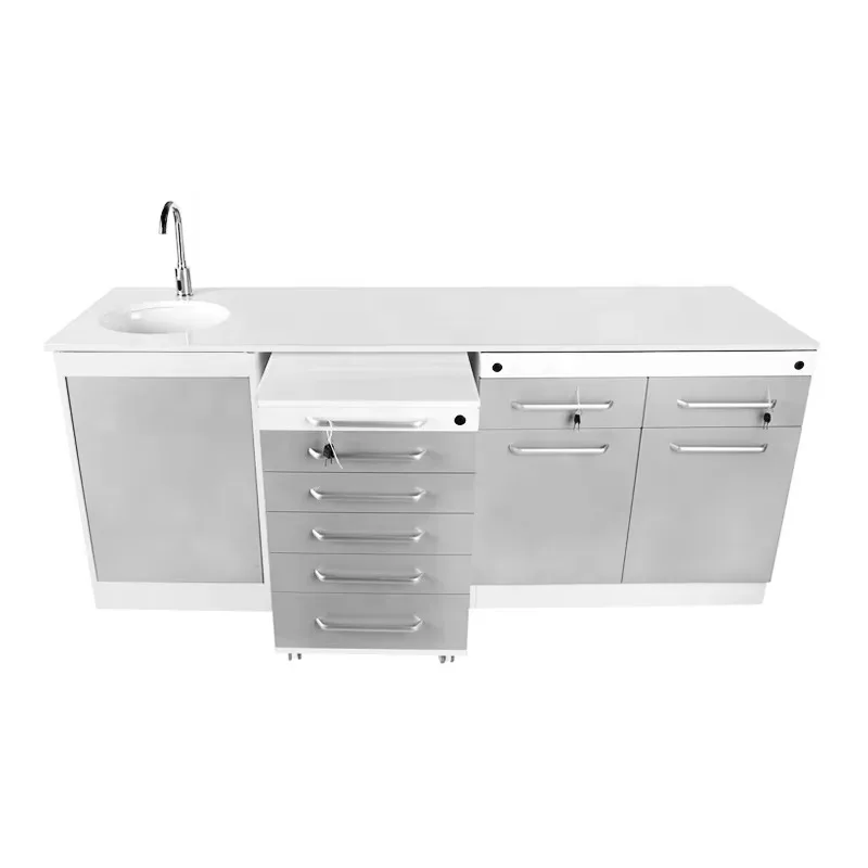 Anteeth Multifunctional Dental Clinic Furniture Cabinet Stainless Steel Cabinet 3 Separtors Dental Mobile Cabine
Anteeth Multifunctional Dental Clinic Furniture Cabinet Stainless Steel Cabinet 3 Separtors Dental Mobile Cabine