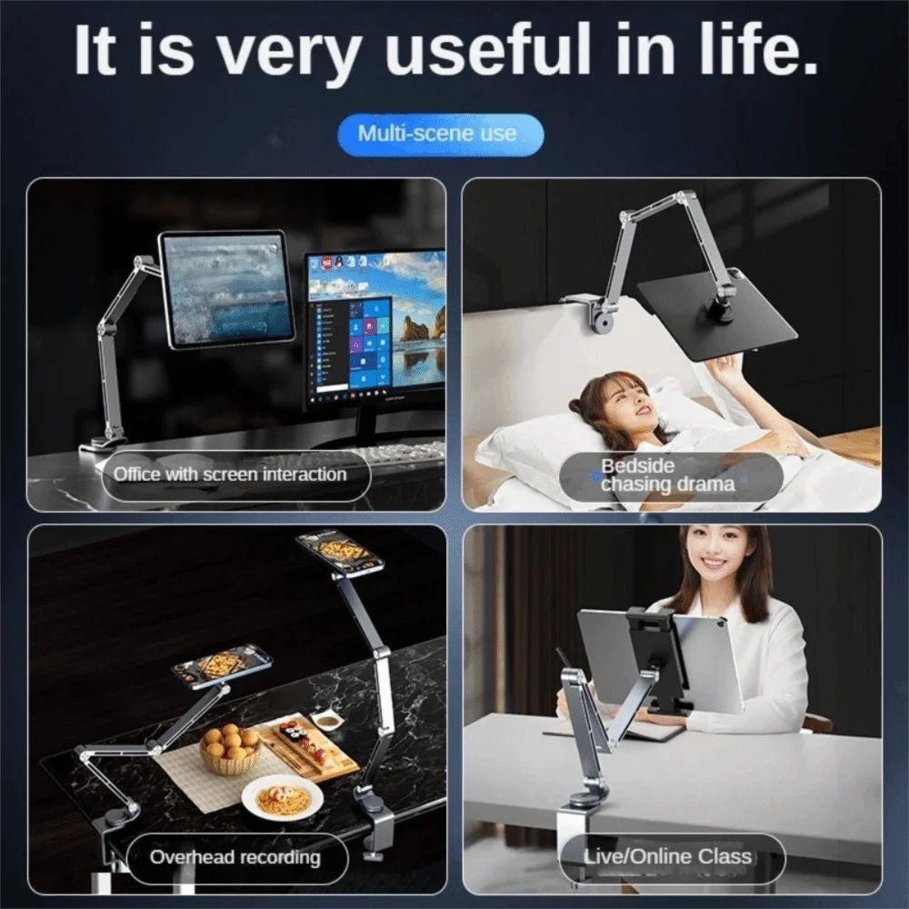 Magnetic Desktop Tablet Phone Stand 360° Swivel Adjustable Boom Arm Tablet Holder Folding Aluminum Alloy Tablet Bracket
Magnetic Desktop Tablet Phone Stand 360° Swivel Adjustable Boom Arm Tablet Holder Folding Aluminum Alloy Tablet Bracket