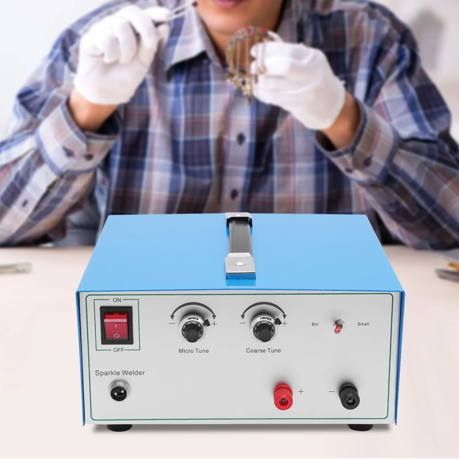 Jewelry Welding Machine Portable Jewelry Welder Gold Silver Platinum Welding Machine 110V 600W 80A Professional Precise Jewelry Spot Welder With Foot Pedal, Blue
Jewelry Welding Machine Portable Jewelry Welder Gold Silver Platinum Welding Machine 110V 600W 80A Professional Precise Jewelry Spot Welder With Foot Pedal, Blue