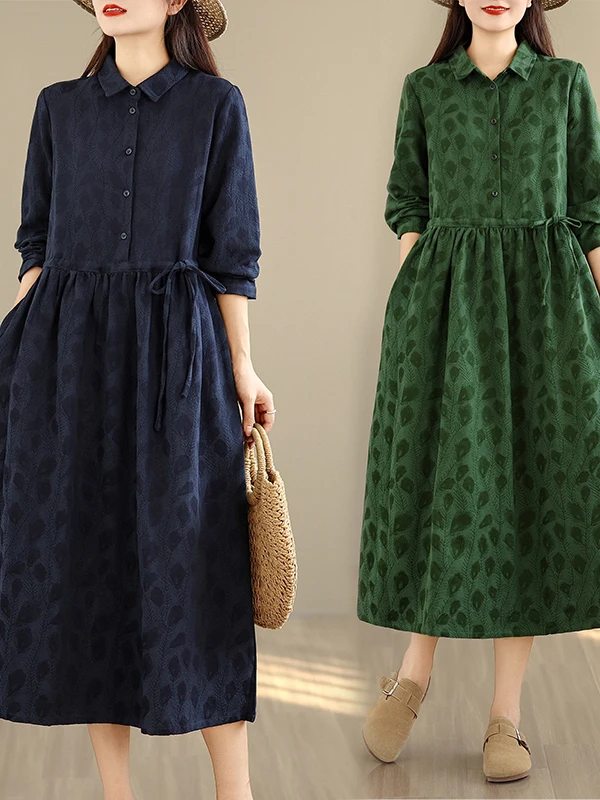 Retro Embroidered Cotton Linen Long Sve irt Dr Women plus Size Slimming Waist Cinched Casual Comfortable Breathable
Retro Embroidered Cotton Linen Long Sve irt Dr Women plus Size Slimming Waist Cinched Casual Comfortable Breathable