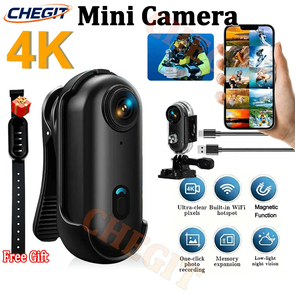 2025 Магнитный 4K FHD POV Pro Cam Selfie Mini Wi-Fi Спортивный рекордер Шлем Корпус Велоспорт Видеоблог Внешняя HD-видеокамера Камера для домашних животных
2025 Магнитный 4K FHD POV Pro Cam Selfie Mini Wi-Fi Спортивный рекордер Шлем Корпус Велоспорт Видеоблог Внешняя HD-видеокамера Камера для домашних животных