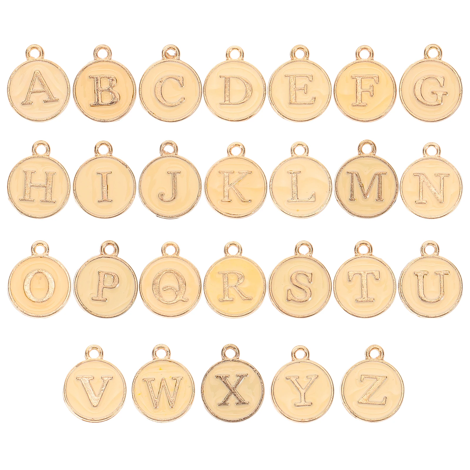 26 Letters Alloy Double Sided Pendant Necklace Charms DIY Accessories Valentine Day Metal Alphabet Round Initial Earrings
26 Letters Alloy Double Sided Pendant Necklace Charms DIY Accessories Valentine Day Metal Alphabet Round Initial Earrings