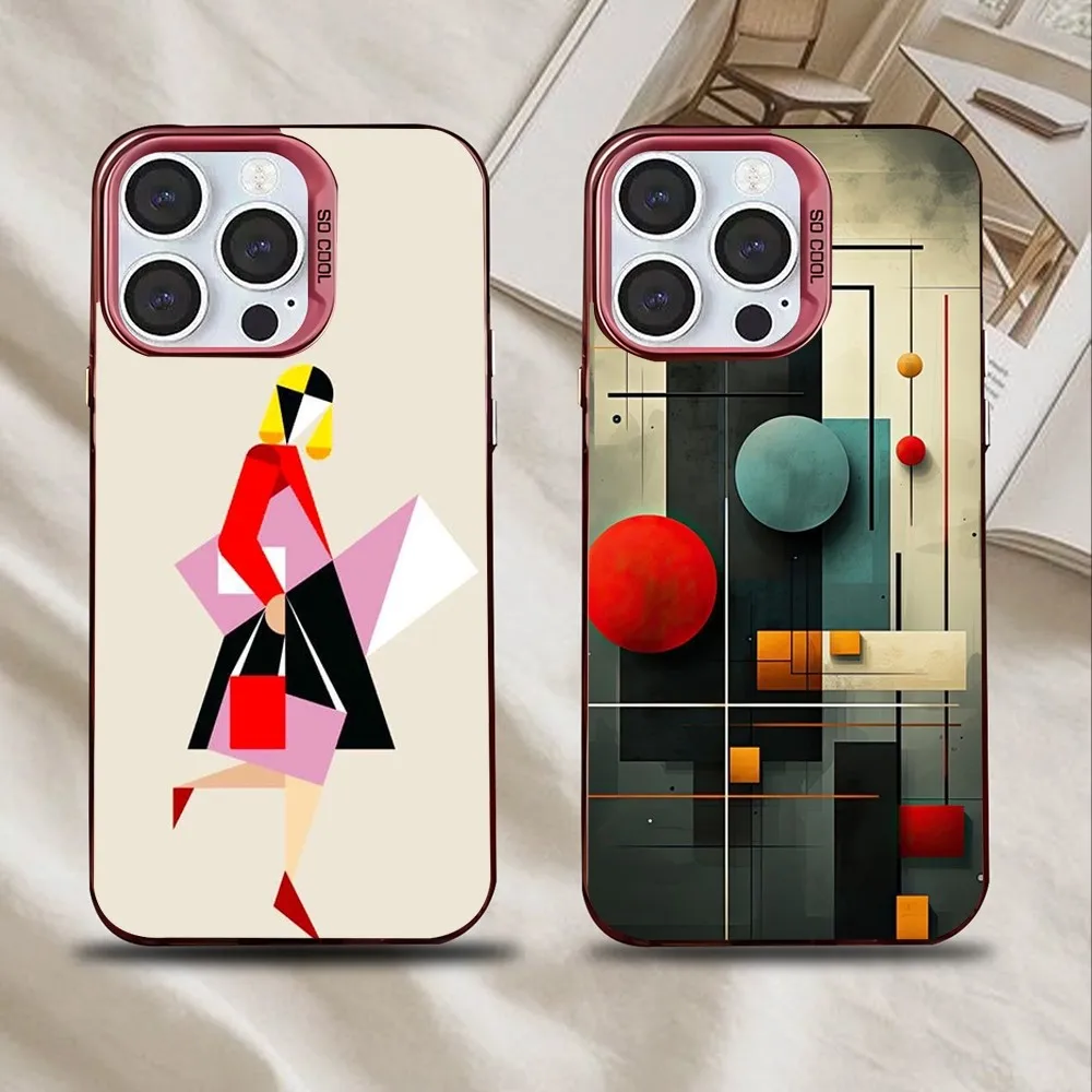 Geometric Bauhaus art Phone Case For iPhone 16,15,14,13,12,11,Mini,Pro,SE,MAX Pink Matte Silicone Cover
Geometric Bauhaus art Phone Case For iPhone 16,15,14,13,12,11,Mini,Pro,SE,MAX Pink Matte Silicone Cover