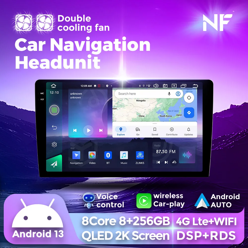 NaviFly 2K QLED Screen Universal 9.5 inch 10.36 inch Wireless Carplay Android Auto Stereo GPS For VW Nissan Hyundai Kia Toyota
NaviFly 2K QLED Screen Universal 9.5 inch 10.36 inch Wireless Carplay Android Auto Stereo GPS For VW Nissan Hyundai Kia Toyota