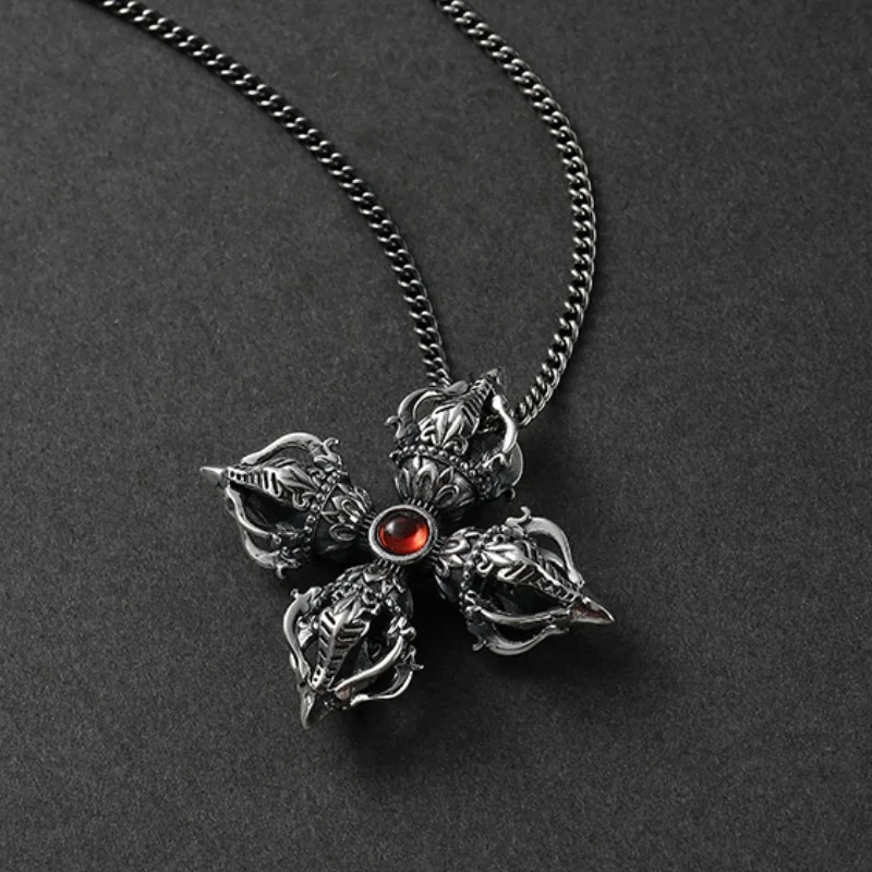 Blessing Cross Vajra Pendant Men Jewelry Vintage Crystal Flower Necklace Women Choker Accessories
Blessing Cross Vajra Pendant Men Jewelry Vintage Crystal Flower Necklace Women Choker Accessories