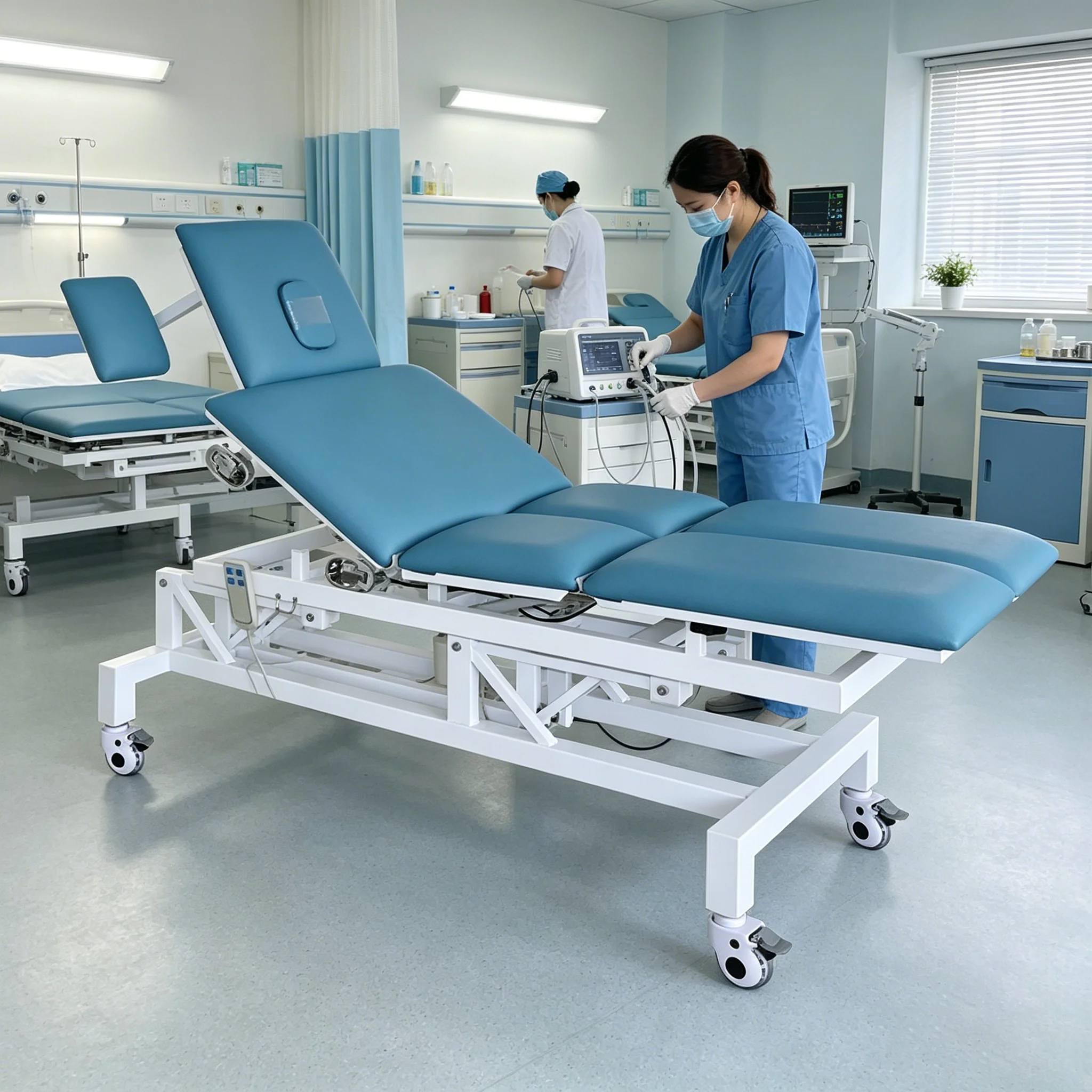 Electric Adjustable Osteopathic Multi-Functional Massage Table Chiropractic Bed Treatment Couch 2 Motors for Hospital and Clinic
Electric Adjustable Osteopathic Multi-Functional Massage Table Chiropractic Bed Treatment Couch 2 Motors for Hospital and Clinic