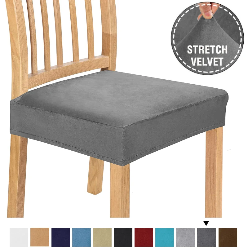 Real Velvet Chair Seat Covers Removable Washable Anti-Dust Chair Seat Protector Slipcovers for Dining Room Furniture Protector
Real Velvet Chair Seat Covers Removable Washable Anti-Dust Chair Seat Protector Slipcovers for Dining Room Furniture Protector