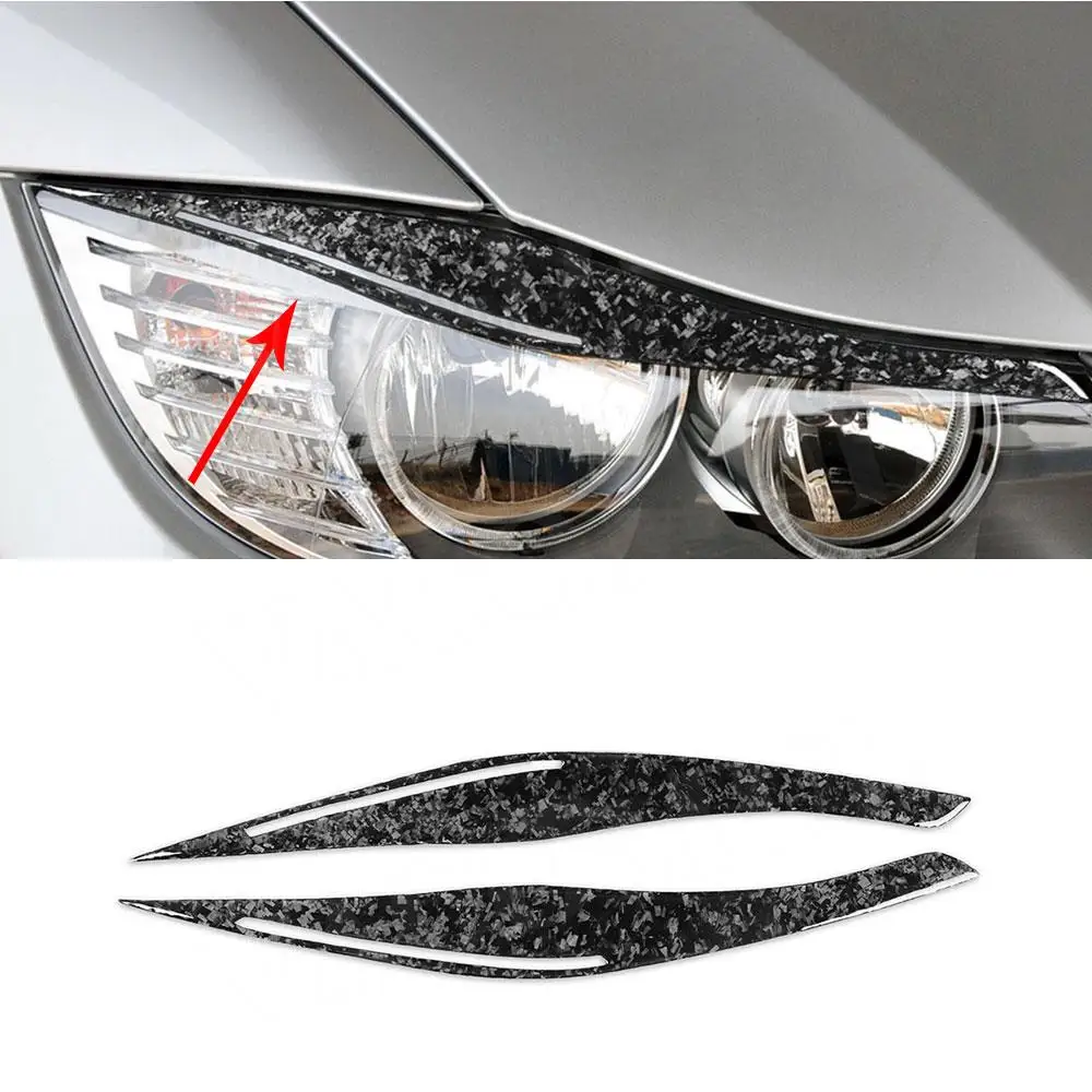 Forged Carbon Front Lamp Eyebrow Headlight Covers for BMW 3 Series E90 318i 320i 325i 2009-2012 Front Lamp Eyelids
Forged Carbon Front Lamp Eyebrow Headlight Covers for BMW 3 Series E90 318i 320i 325i 2009-2012 Front Lamp Eyelids