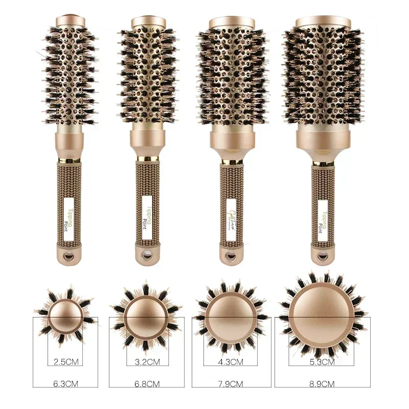 4 Sizes Professional Salon Styling Tools Round Hair Comb Hairdressing Curling Hair Brushes Comb Barrel Comb
4 Sizes Professional Salon Styling Tools Round Hair Comb Hairdressing Curling Hair Brushes Comb Barrel Comb