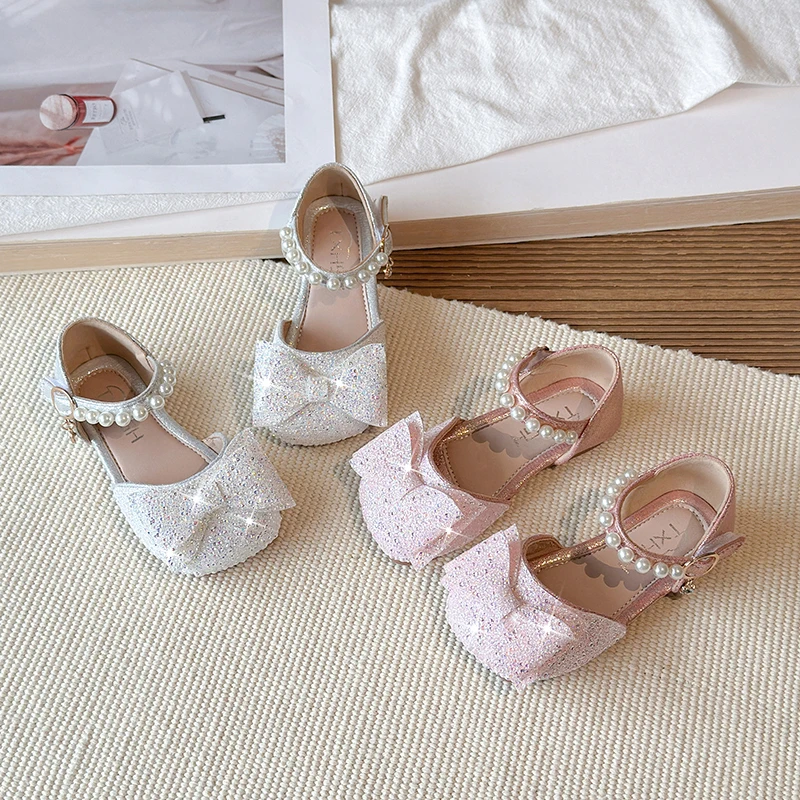 Summer Girl's Sandals Flat Glitter Beading Lovely Kids Princess Shoes For Party Wedding Square Toe Children Dress Shoes 21-33
Summer Girl's Sandals Flat Glitter Beading Lovely Kids Princess Shoes For Party Wedding Square Toe Children Dress Shoes 21-33