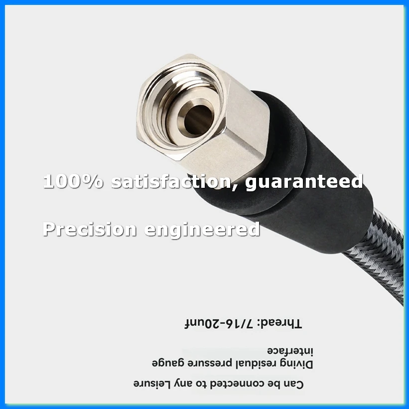 Diving High Pressure Regulator Hose Professional Woven Flexible Safe Scuba Diving High Pressure Hose 15cm-A07G
Diving High Pressure Regulator Hose Professional Woven Flexible Safe Scuba Diving High Pressure Hose 15cm-A07G