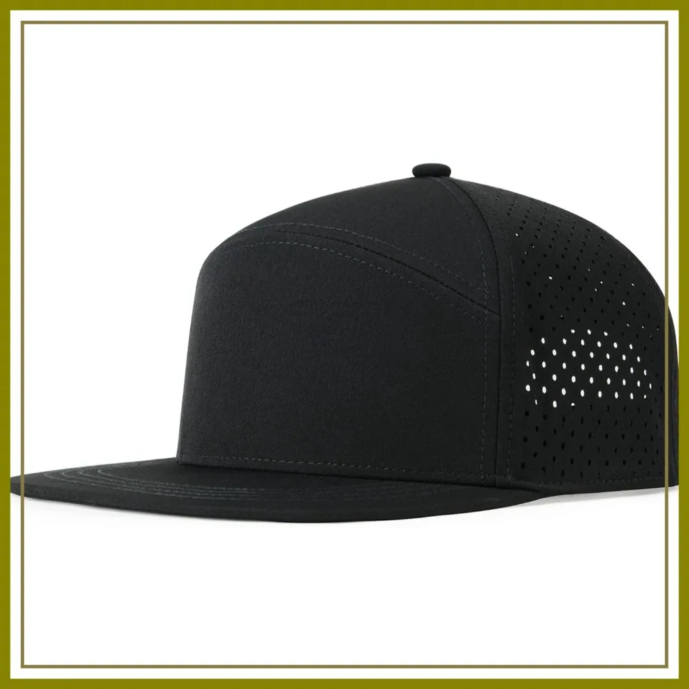 Men Flat Brim Adjustable Performance Hat Snapback Laser Perforated Baseball Cap
Men Flat Brim Adjustable Performance Hat Snapback Laser Perforated Baseball Cap