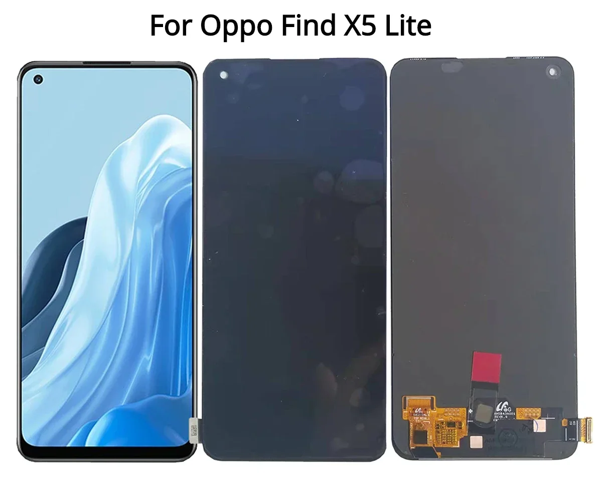 6.43" For Oppo Find X5 Lite LCD Display Touch Screen Digitizer Panel Assembly with Fingerprints, CPH2371
6.43" For Oppo Find X5 Lite LCD Display Touch Screen Digitizer Panel Assembly with Fingerprints, CPH2371