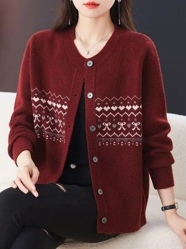 Fashionable Short Knitted Sweater Jacket Long Sleeve Outerwear Spring Autumn Casual Loose Fit Soft Knit Cardigan for Women
Fashionable Short Knitted Sweater Jacket Long Sleeve Outerwear Spring Autumn Casual Loose Fit Soft Knit Cardigan for Women