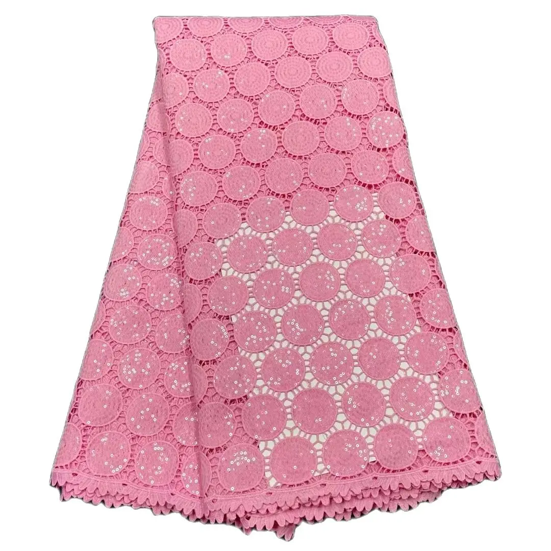 Pink Cord Lace 5yards High Quality Nigerian Lace Fabric Embroidery Guipure Fabric For Wedding Party TS1147
Pink Cord Lace 5yards High Quality Nigerian Lace Fabric Embroidery Guipure Fabric For Wedding Party TS1147