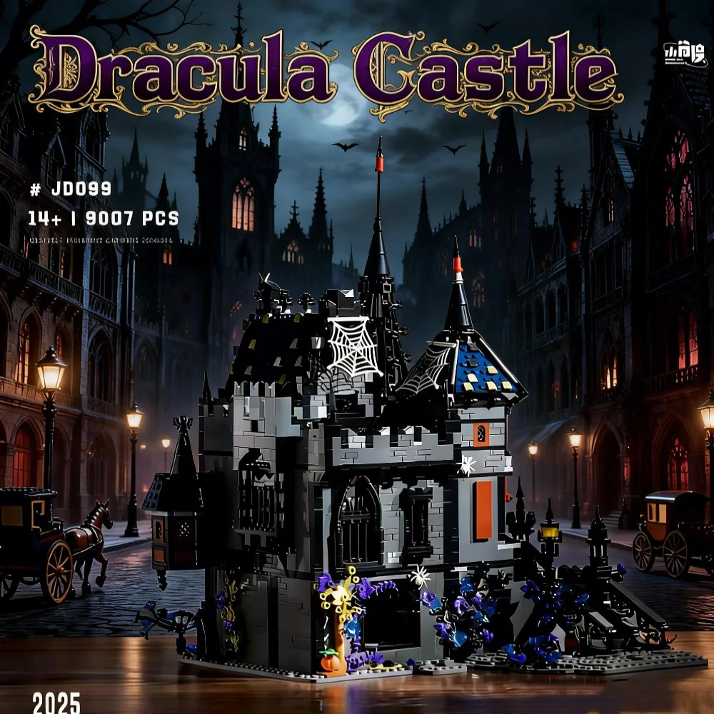 Креативный конструктор MOC «Замок Вампира Дракулы», набор строительных блоков «Ужасный дом», средневековая улица, игрушки, подарки на день рождения, 3007 деталей
Креативный конструктор MOC «Замок Вампира Дракулы», набор строительных блоков «Ужасный дом», средневековая улица, игрушки, подарки на день рождения, 3007 деталей