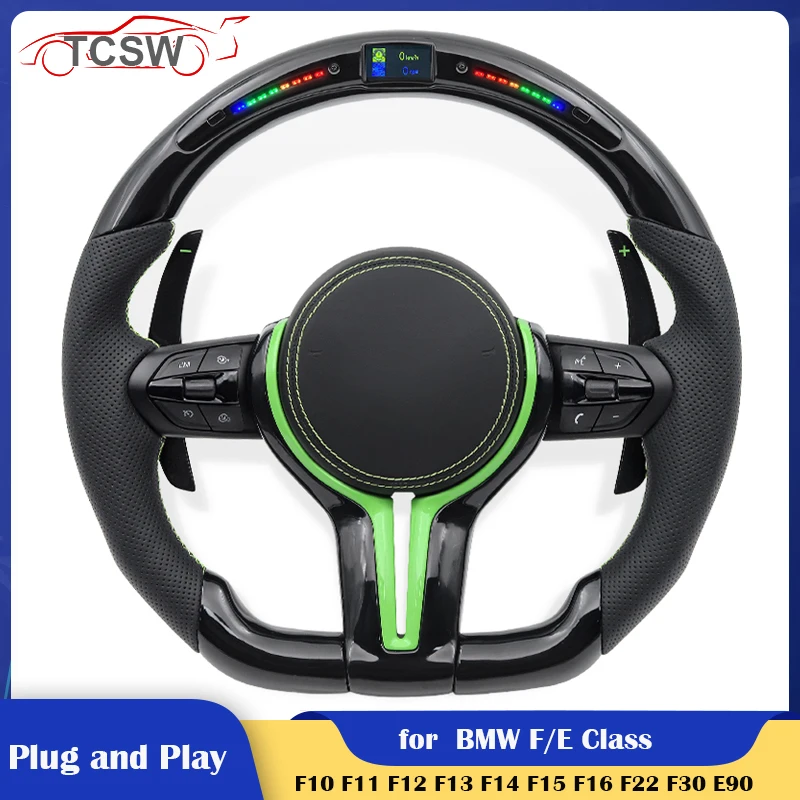 Люминесцентный зеленый автомобильный руль в сборе для BMW M3 M6 F07 F10 F11 F18 F20 F06 F12 F13 F01 F02 F03 F30 E90 E91 E92 E93 E70
Люминесцентный зеленый автомобильный руль в сборе для BMW M3 M6 F07 F10 F11 F18 F20 F06 F12 F13 F01 F02 F03 F30 E90 E91 E92 E93 E70