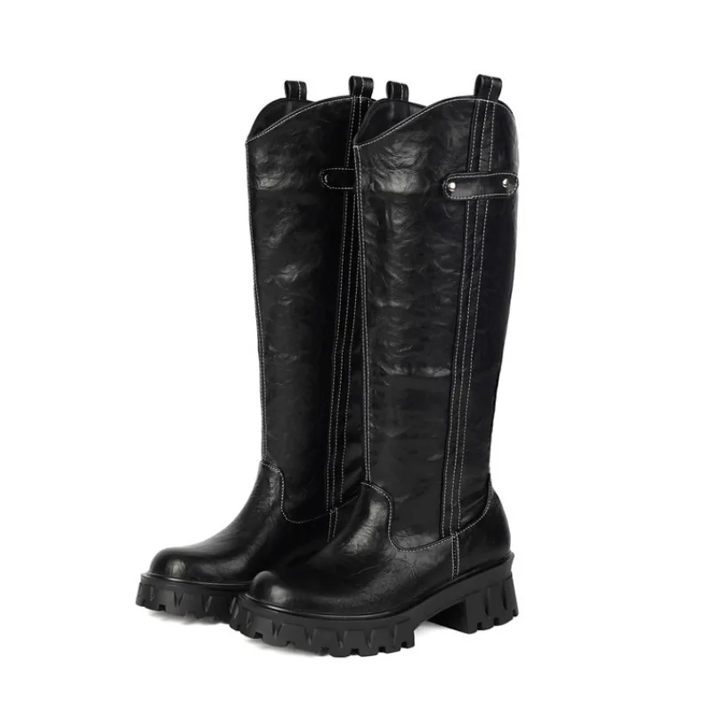 Высококачественная осенне-зимняя женская обувь, женские модные ботинки на толстом каблуке, женская обувь с дизайном, ретро-банкеты
Высококачественная осенне-зимняя женская обувь, женские модные ботинки на толстом каблуке, женская обувь с дизайном, ретро-банкеты