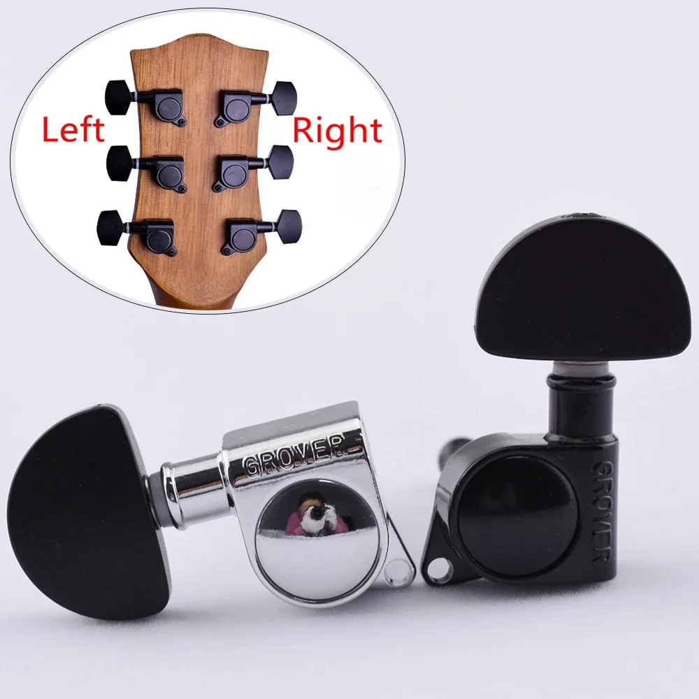 1 Set Original Genuine Guitar Machine Heads Tuners Plastic Button - Limited Number.
1 Set Original Genuine Guitar Machine Heads Tuners Plastic Button - Limited Number.