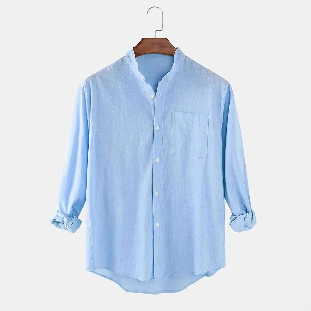 Men's Multi-Color Long Sleeve Shirt Cotton Linen Blend Casual Style Iron-Free Treatment Summer Fashion Inner Wear Pure Color
Men's Multi-Color Long Sleeve Shirt Cotton Linen Blend Casual Style Iron-Free Treatment Summer Fashion Inner Wear Pure Color