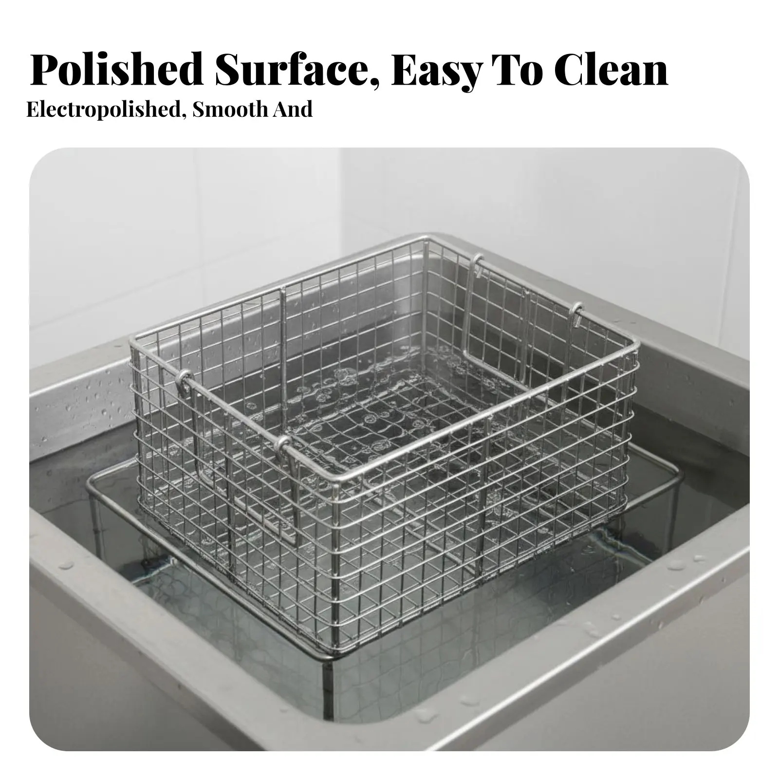 Acoustic Cleaning Basket High Temperature Resistant Medical Basket Utility Container Rustproof for Veterinarians
Acoustic Cleaning Basket High Temperature Resistant Medical Basket Utility Container Rustproof for Veterinarians