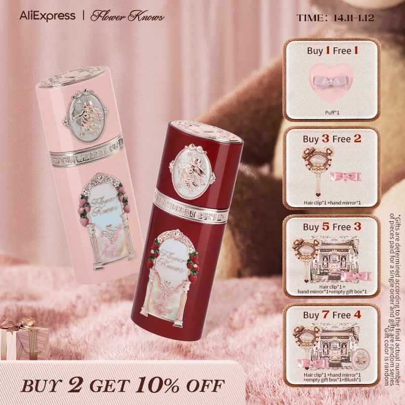 Жидкие румяна Flower Knows Strawberry Cupid Collection 7 г
Жидкие румяна Flower Knows Strawberry Cupid Collection 7 г