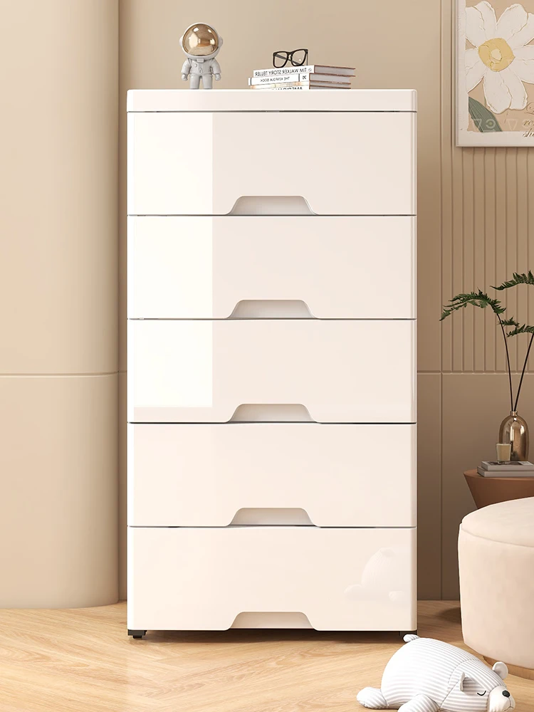 Drawer storage cabinet Household storage Plastic simple living room sorting sundries Five buckets Bedroom storage cabinet 
Drawer storage cabinet Household storage Plastic simple living room sorting sundries Five buckets Bedroom storage cabinet