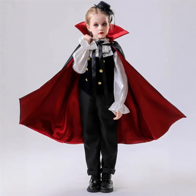 Children's Halloween Costume Prince Suit Gothic Play Dress up Clothes Boys' Terror Outfit Vintage Style
Children's Halloween Costume Prince Suit Gothic Play Dress up Clothes Boys' Terror Outfit Vintage Style