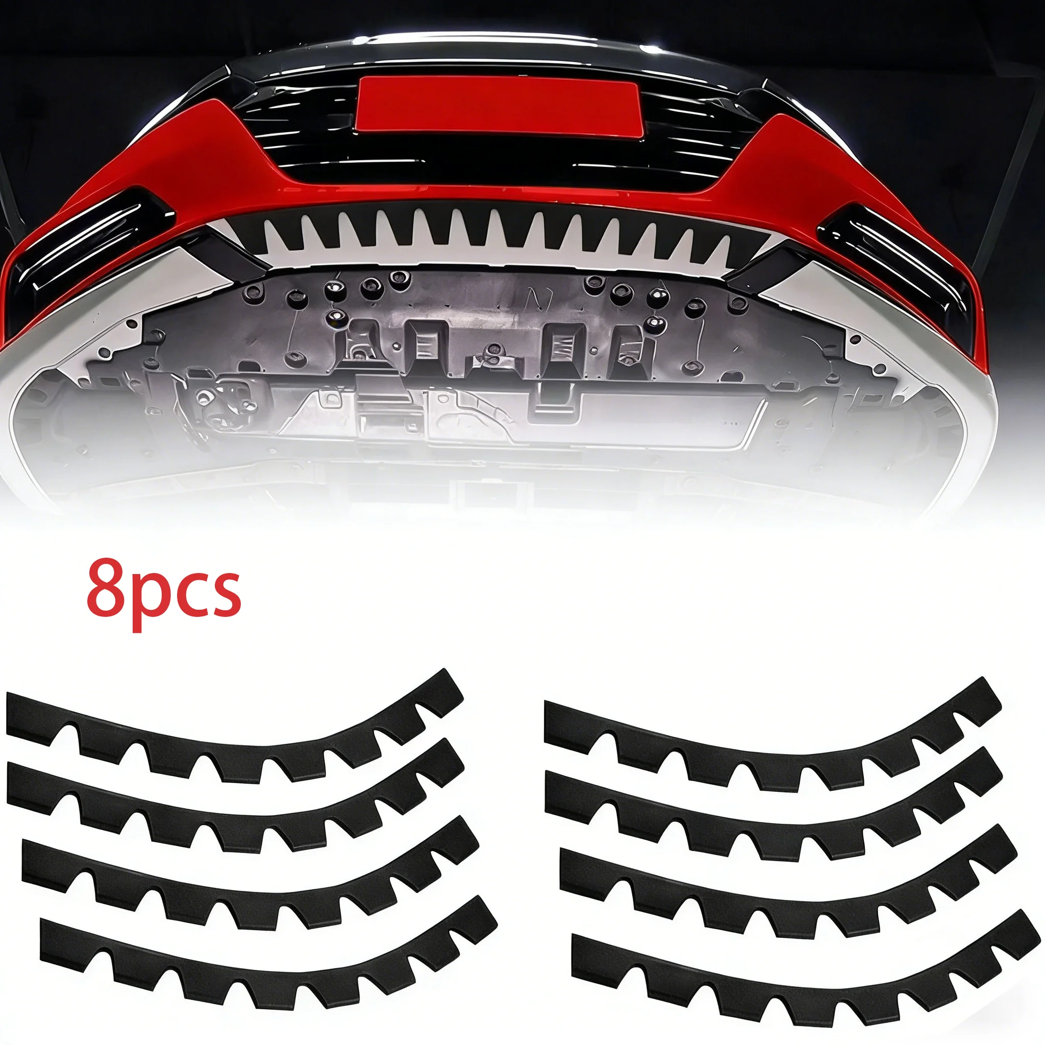 Bumper Scrape Guard for Cars 8 Pack Front Bumper Scrape Guard Anti-Scratch Universal Fit Black Car Bumper Protector
Bumper Scrape Guard for Cars 8 Pack Front Bumper Scrape Guard Anti-Scratch Universal Fit Black Car Bumper Protector