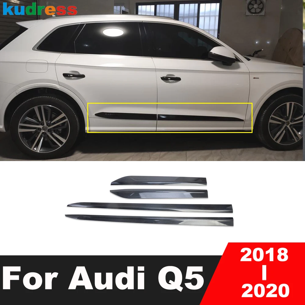 Накладка на боковую дверь для Audi Q5 2018 2019 2020, панель отпаривателя из углеродного волокна, декоративная полоса, аксессуары для стайлинга автомобилей
Накладка на боковую дверь для Audi Q5 2018 2019 2020, панель отпаривателя из углеродного волокна, декоративная полоса, аксессуары для стайлинга автомобилей