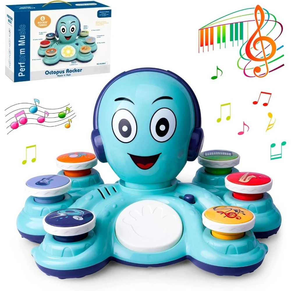 1Pc Cute Octopus Music Toy, early education instrument for toddlers, fun educational play gift for preschool kids
1Pc Cute Octopus Music Toy, early education instrument for toddlers, fun educational play gift for preschool kids