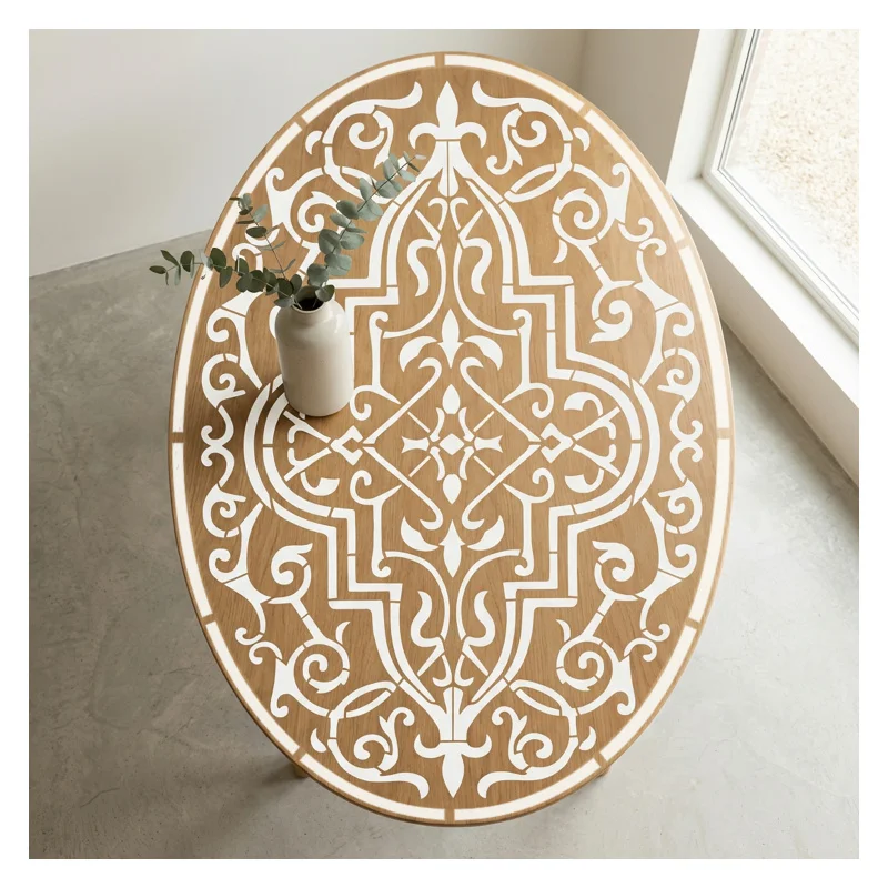 Reusable Moroccan Pattern Stencil Painting Template for DIY Craft Furniture Fabric Home Rollers Oval Vintage Retro
Reusable Moroccan Pattern Stencil Painting Template for DIY Craft Furniture Fabric Home Rollers Oval Vintage Retro