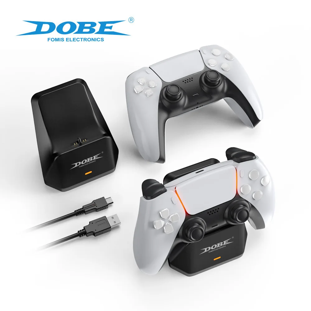 NEW For PS5 game controller single seat charging dock P5 wireless Bluetooth controller charger for PS5 handle seat fast charging
NEW For PS5 game controller single seat charging dock P5 wireless Bluetooth controller charger for PS5 handle seat fast charging