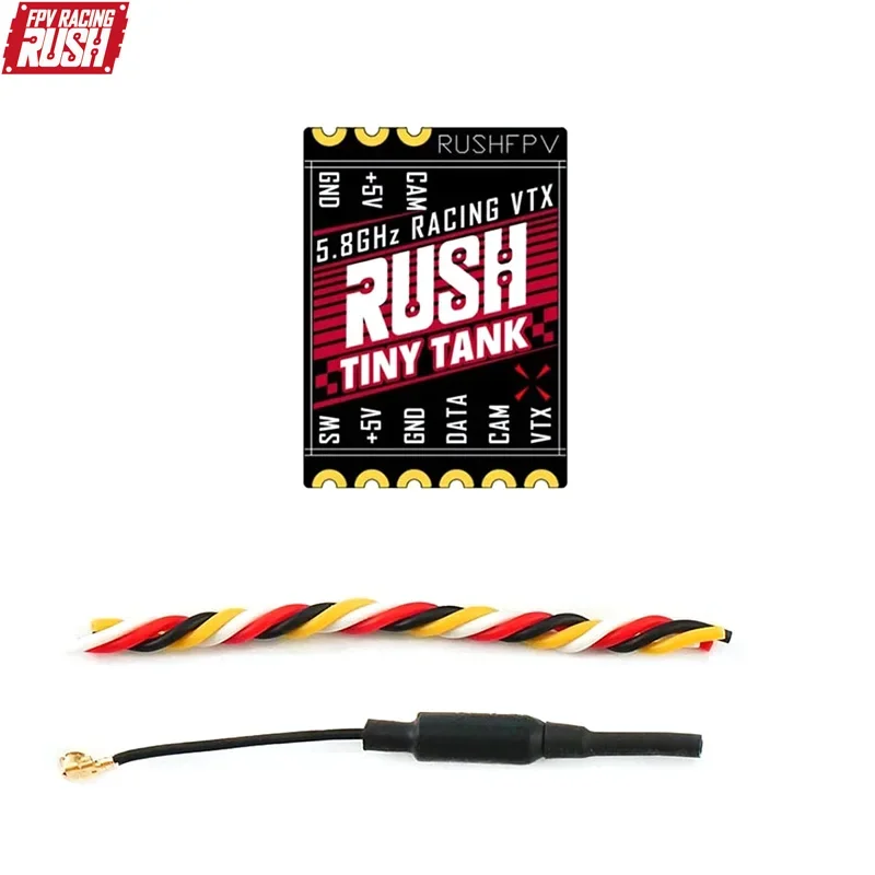RUSH TINY TANK Nano VTX 48CH 350mW Transmitter 5V Input w/ LED Expansion Board FPV Transmitter for FPV Racing Toothpick Whoop
RUSH TINY TANK Nano VTX 48CH 350mW Transmitter 5V Input w/ LED Expansion Board FPV Transmitter for FPV Racing Toothpick Whoop