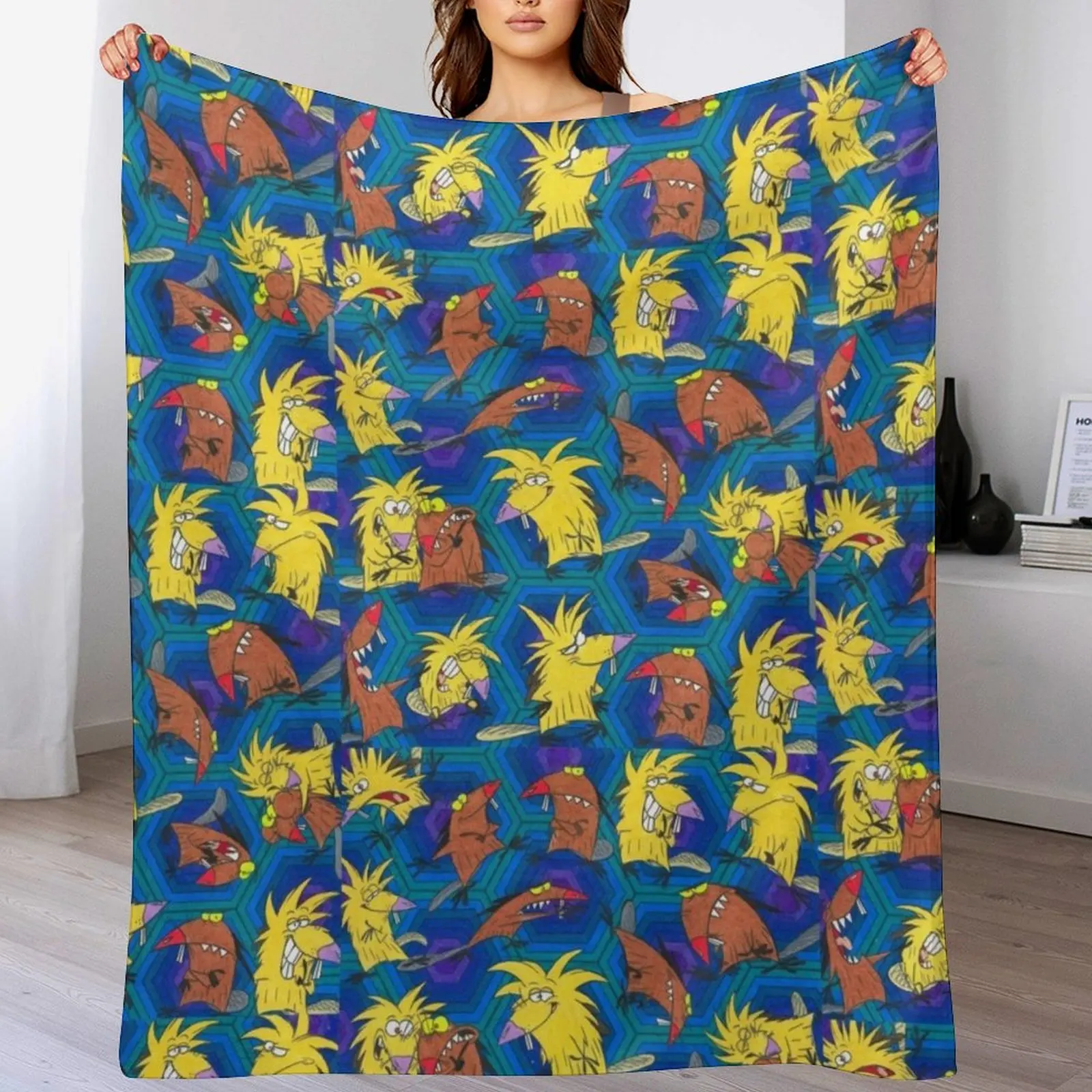 Angry Beavers Norbert and Daggett Nickelodeon Throw Blanket Tourist Hairy Blankets For Baby Luxury Brand Blankets
Angry Beavers Norbert and Daggett Nickelodeon Throw Blanket Tourist Hairy Blankets For Baby Luxury Brand Blankets