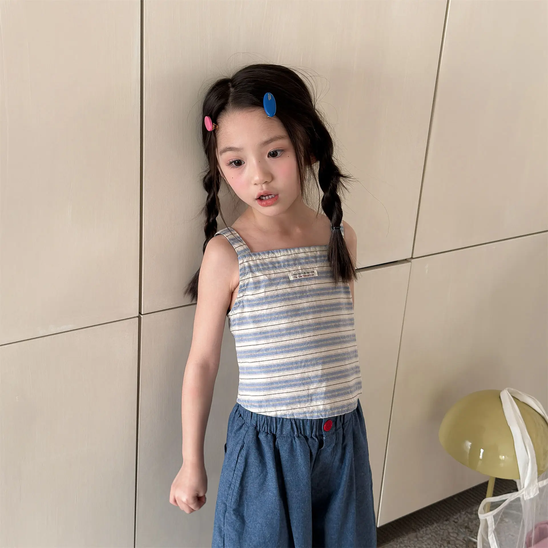 2026 Summer New Children Sleeveless Shirts Cotton Girls Striped Vest Toddler Loose Tops Baby Girl Thin Shirts Kids Clothes
2026 Summer New Children Sleeveless Shirts Cotton Girls Striped Vest Toddler Loose Tops Baby Girl Thin Shirts Kids Clothes