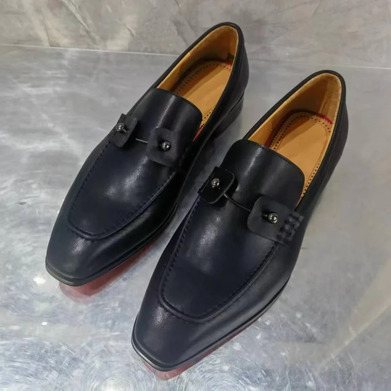 New Black Shoes Men Leather Loafers High Quality Slip On Dress Shoes Casual Business Formal Shoes Summer Office Shoes
New Black Shoes Men Leather Loafers High Quality Slip On Dress Shoes Casual Business Formal Shoes Summer Office Shoes
